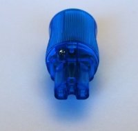 MS HD Power MS-9315SK 'The Blue' Silver plated IEC Plug